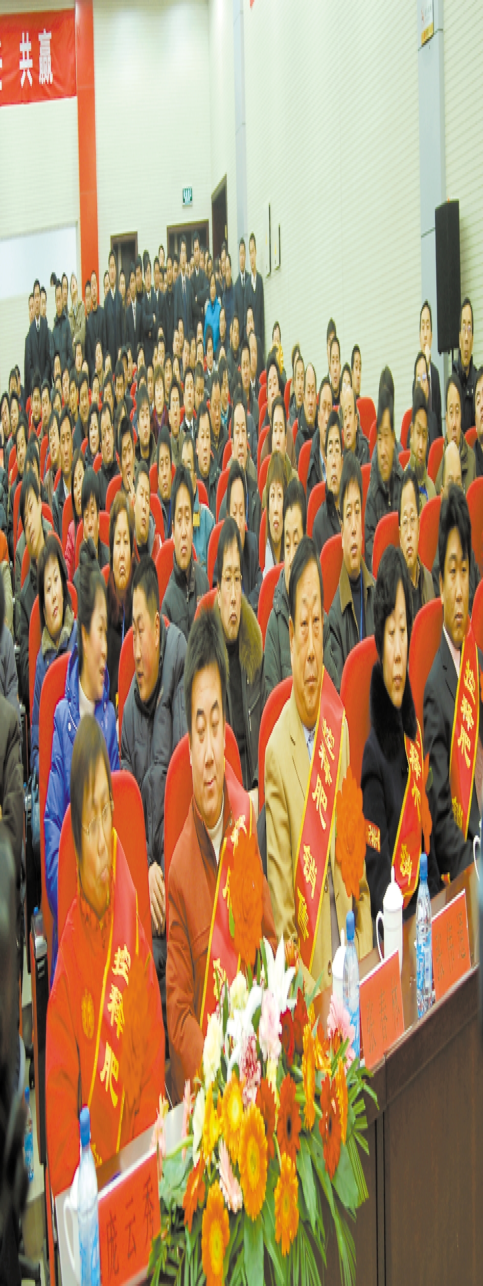 前排为金正大集团2007年度控释肥十大销售之星